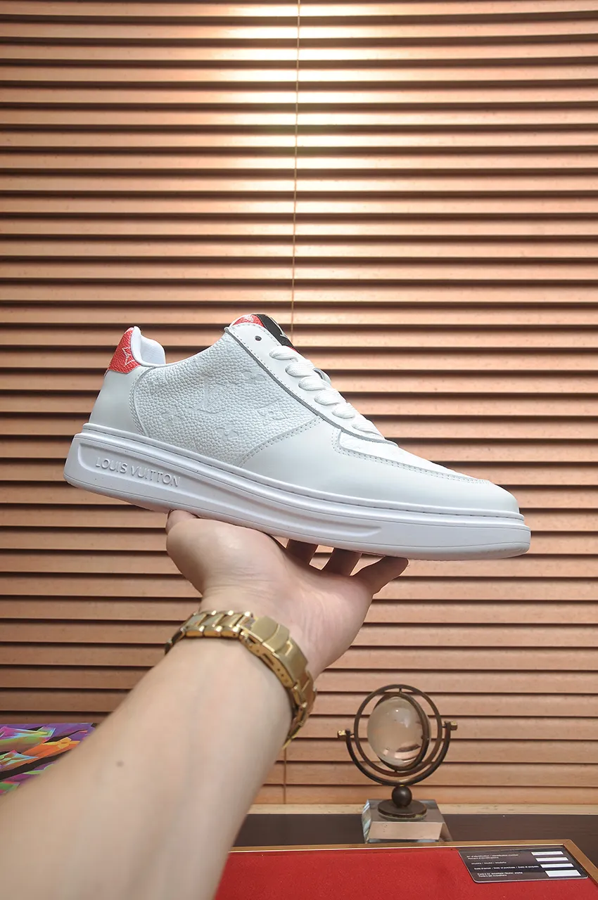 Men's shoes 💰540💶[LOUIS VUITTON] Original order price (water-dyed cowhide lining) new model 🍀LV Louis Vuitton * - top version of LV classic trendy shoes! Made of imported original cowhide, water-dyed cowhide lining, and original wear-resistant rubber outsole! High quality products! Code number 38-45 (45 is custom-made and cannot be returned or exchanged)